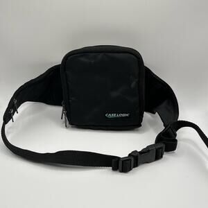 Vintage CASE LOGIC CD Discman Fanny Pack with Cover Portable Holder Weatherproof